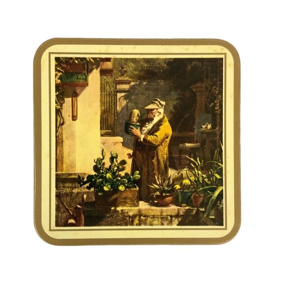 Pimpernel Coasters Carl Spitzweg Fine Art Cork Back Set Of 6 Made In England - Picture 4 of 11